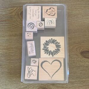 Stampin’ Up! Rubber Stamp Set Sketch It Set of 11